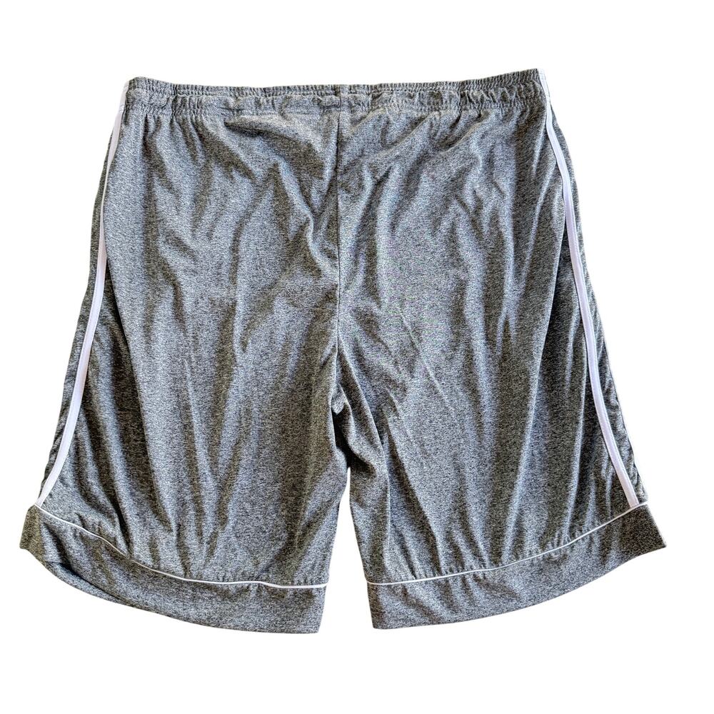 Athletex Mens Basketball Shorts Size 3X Gray White Trim Athletic - Picture 4 of 4